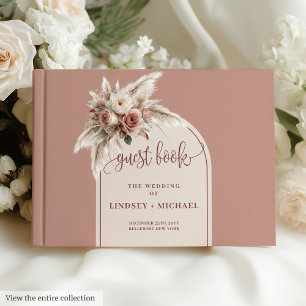 Livro de Visitas de Casamento de Grama-dos-Pampas