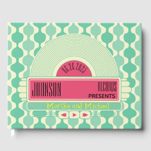 Livro de Visitas de Casamento Jukebox de Lanchonet