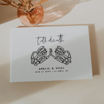 Livro de Visitas de Casamento Mãos de Esqueleto Br