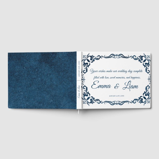 Livro de Visitas de Casamento Mexicano Rústico (Completo)