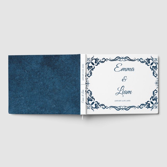 Livro de Visitas de Casamento Mexicano Rústico (Completo)