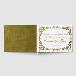 Livro de Visitas de Casamento Mexicano Rústico