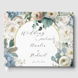 Livro de Visitas de Casamento Personalizado com De