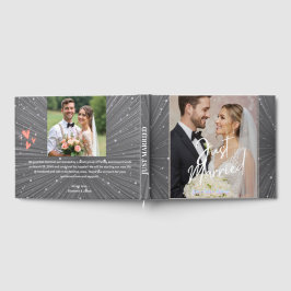 Livro de Visitas de Casamento Personalizado com Fo