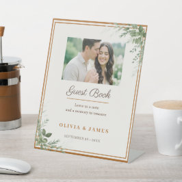 Livro de Visitas de Casamento Personalizado Sinal 