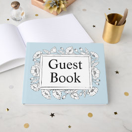 livro de visitas de casamento simples