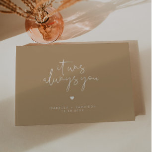 Livro de visitas de casamento terroso boêmio INDIE