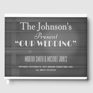Livro de Visitas de Casamento Título de Filme Anti