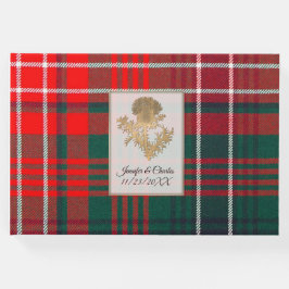 Livro de Visitas de Casamento Wilson Plaid Thistle