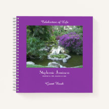 Livro de Visitas de Celebração de Vida, Flores Rox