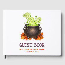 Livro de Visitas de Chá de Bebê de Halloween Baby