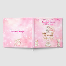 Livro de Visitas de Chás de Bebê em Chinoiserie Ro