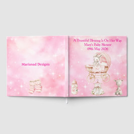 Livro de Visitas de Chás de Bebê em Chinoiserie Ro