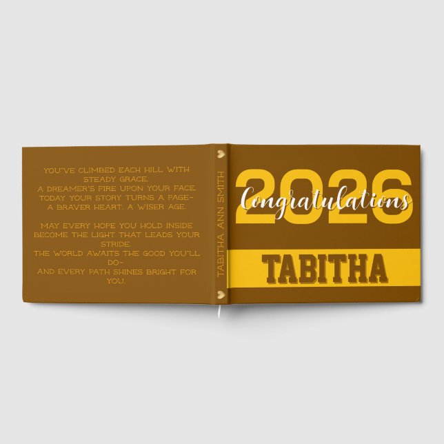 Livro de Visitas de Formatura Elegante (Completo)