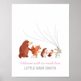 Livro de visitas de impressões digitais de baby sh
