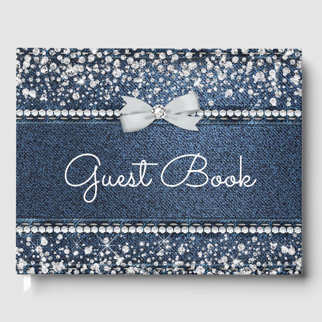 Livro de Visitas de Jeans e Diamante (Frente)