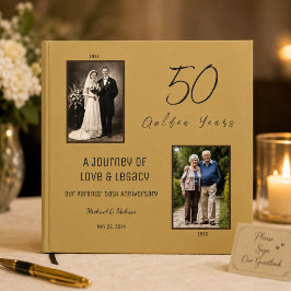 Livro de Visitas de Legado de Aniversário de Ouro
