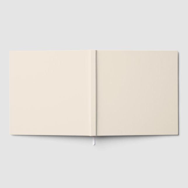 Livro de Visitas de Marfim Melodioso 12x12 para Ev (Completo)