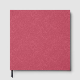 Livro De Visitas Deep pink  textured swirling  pattern