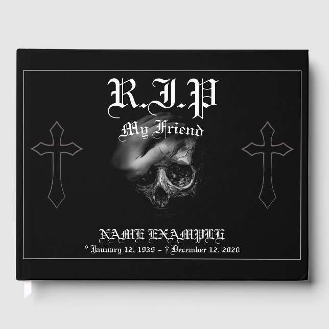 Livro De Visitas Descanse em paz meu amigo (Frente)