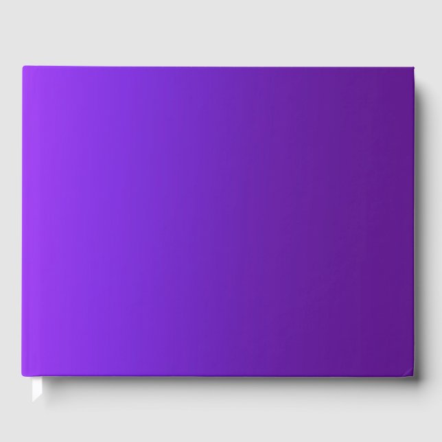 Livro De Visitas Design Abstrato do Blur Gradiente de Mão Rosa Púrp (Frente)