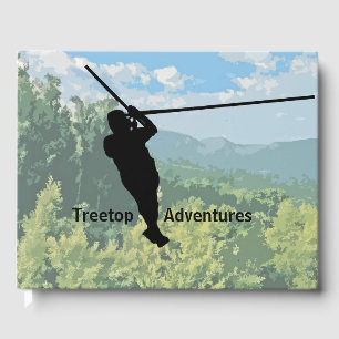 Livro De Visitas Design de Aventuras Zipline