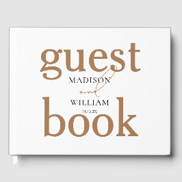 Livro De Visitas Design Negra Elegante com Moderno Glitter