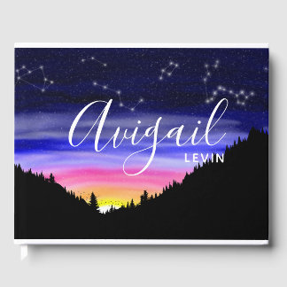 Livro De Visitas Diamond Night Guest Book