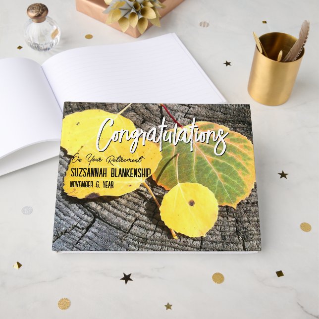 Livro De Visitas Diminuir Abre Mensagens de Baixa Fotográfica (Frente aberta)