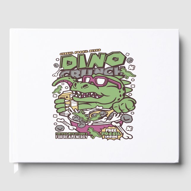 Livro De Visitas Dino Crunch (Frente)