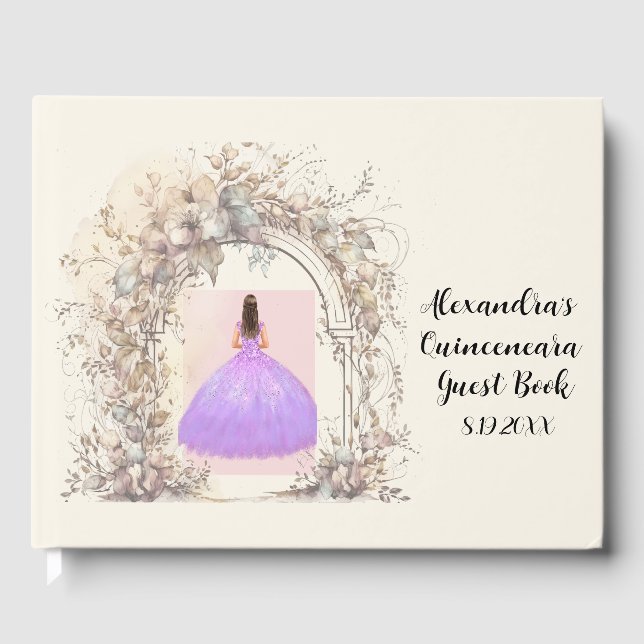 Livro De Visitas Diversão Fantasia Adolescente Menina Aniversário  (Frente)