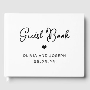 Livro De Visitas Doce e Whimsical Casamento