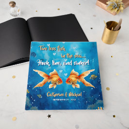 Livro De Visitas Dois Menos Peixes No Casamento Submarino