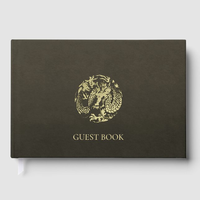 Livro De Visitas Dragão Dourado (Frente)