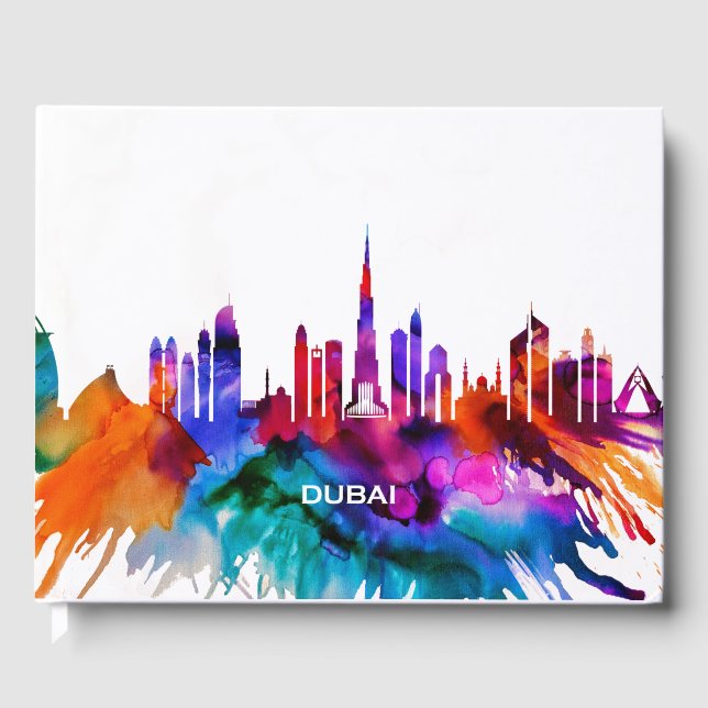 Livro De Visitas Dubai Skyline (Frente)