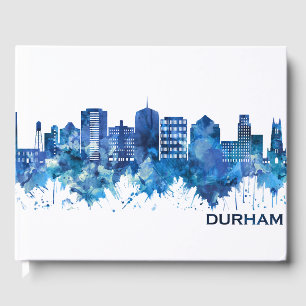 Livro De Visitas Durham North Carolina Azul Skyline