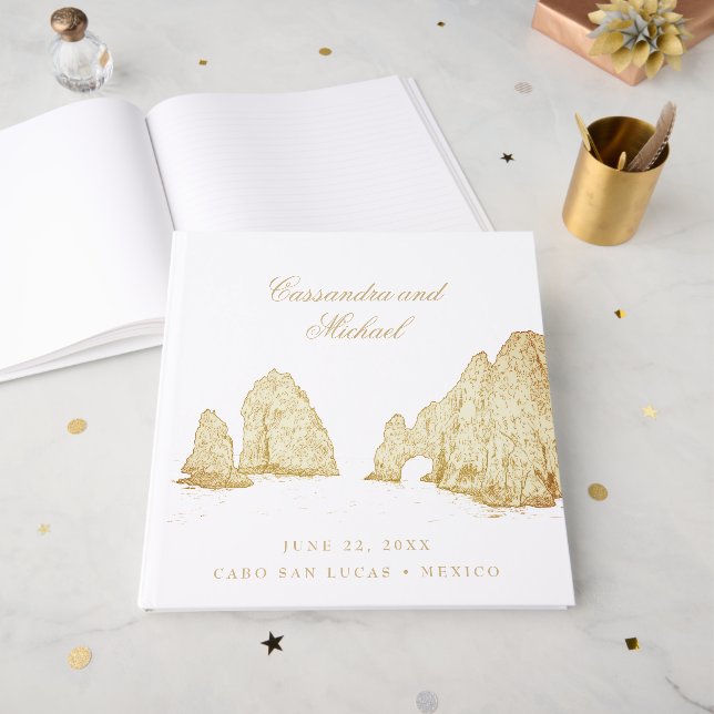 Livro De Visitas El Arco |  Cabo San Lucas MEXICO (Frente aberta)