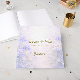 Livro De Visitas Elegant Botanical Wedding Guestbook
