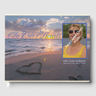 Livro De Visitas Elegante Para Sempre Na Foto Sunset Da Praia Do No