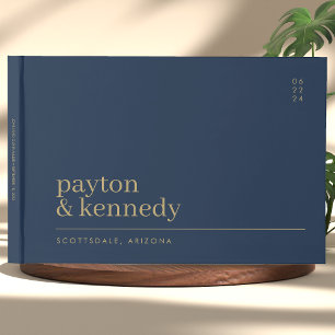 Livro De Visitas Elegante Personalizado Com Recepção de casamento D
