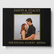 Elegante Simples de Foto e Texto Personalizado