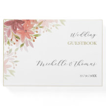 elegantes Flores Silvestres Rosa Terracota Aquarel