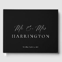 Ellesmere Black Mr & Mrs Wedding