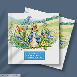 Livro De Visitas Encantador Peter Rabbit Chá de fraldas Guest Book