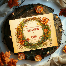 Livro De Visitas Encantando Ivory, Casamento de Druida Floral Laran