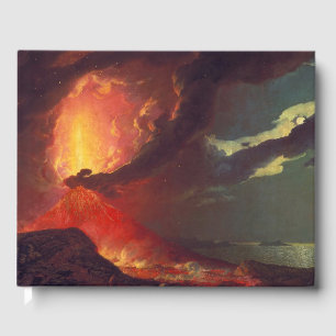Livro De Visitas Erupção vulcânica do Monte Vesúvio (vulcão vivo)