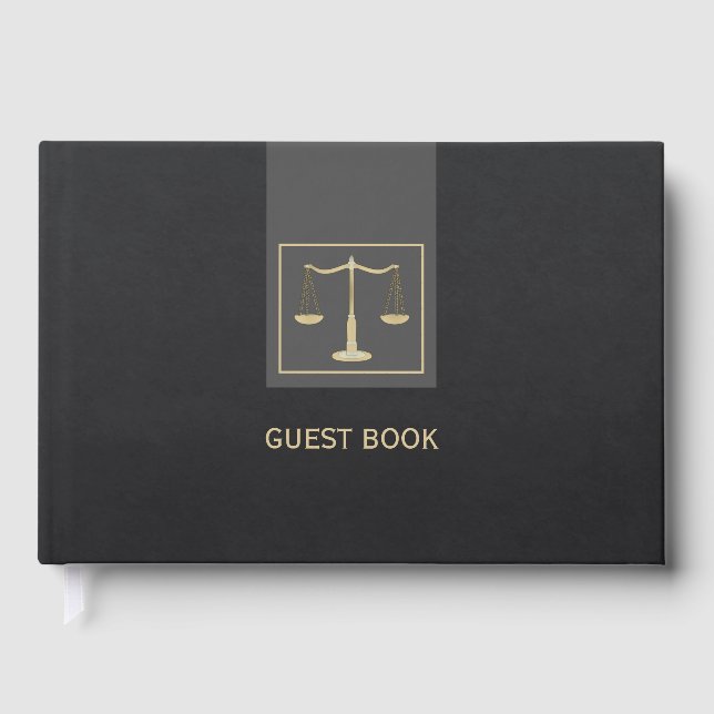 Livro De Visitas Escala de Justiça (Frente)