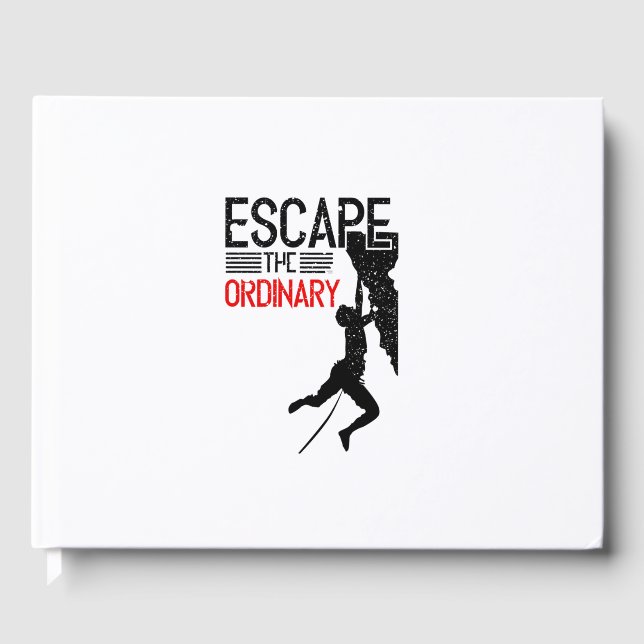 Livro De Visitas escape the ordinary (Frente)
