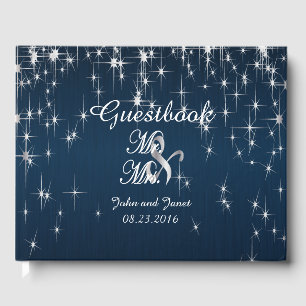 Livro De Visitas Estrela encantador casamento golpeado