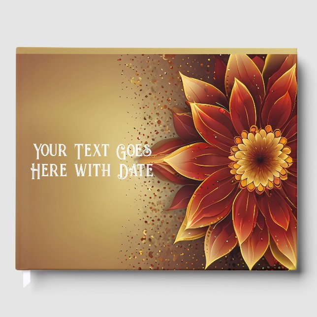 Livro De Visitas Eternal Bloom: Uma Celebração do Amor por Eterno (Frente)